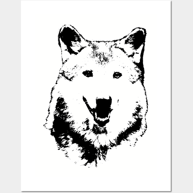 wolf Wall Art by hudayadi